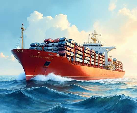 中國車企雙破紀錄 全球最大汽車運輸船開啟遠洋新篇章